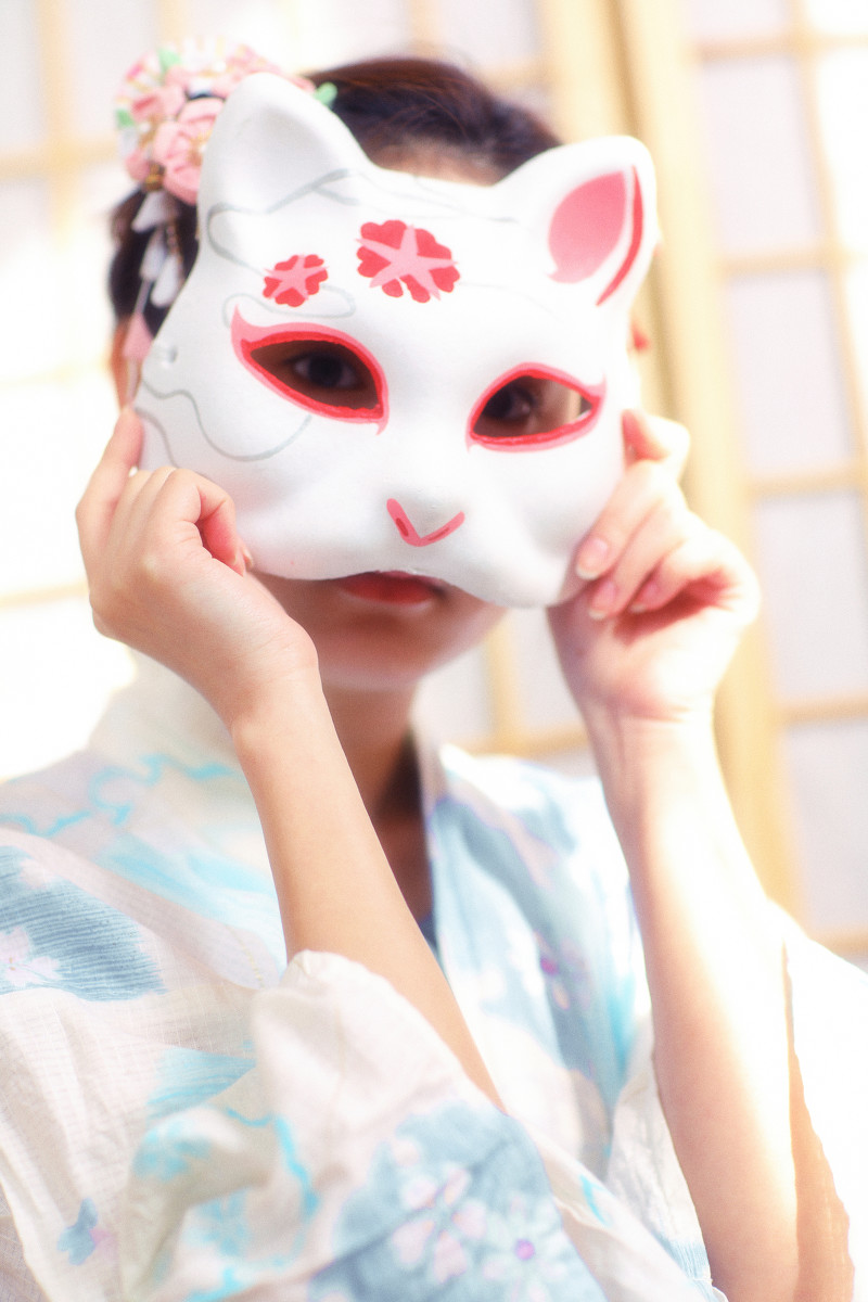 日本和服美女清新甜美写真图片